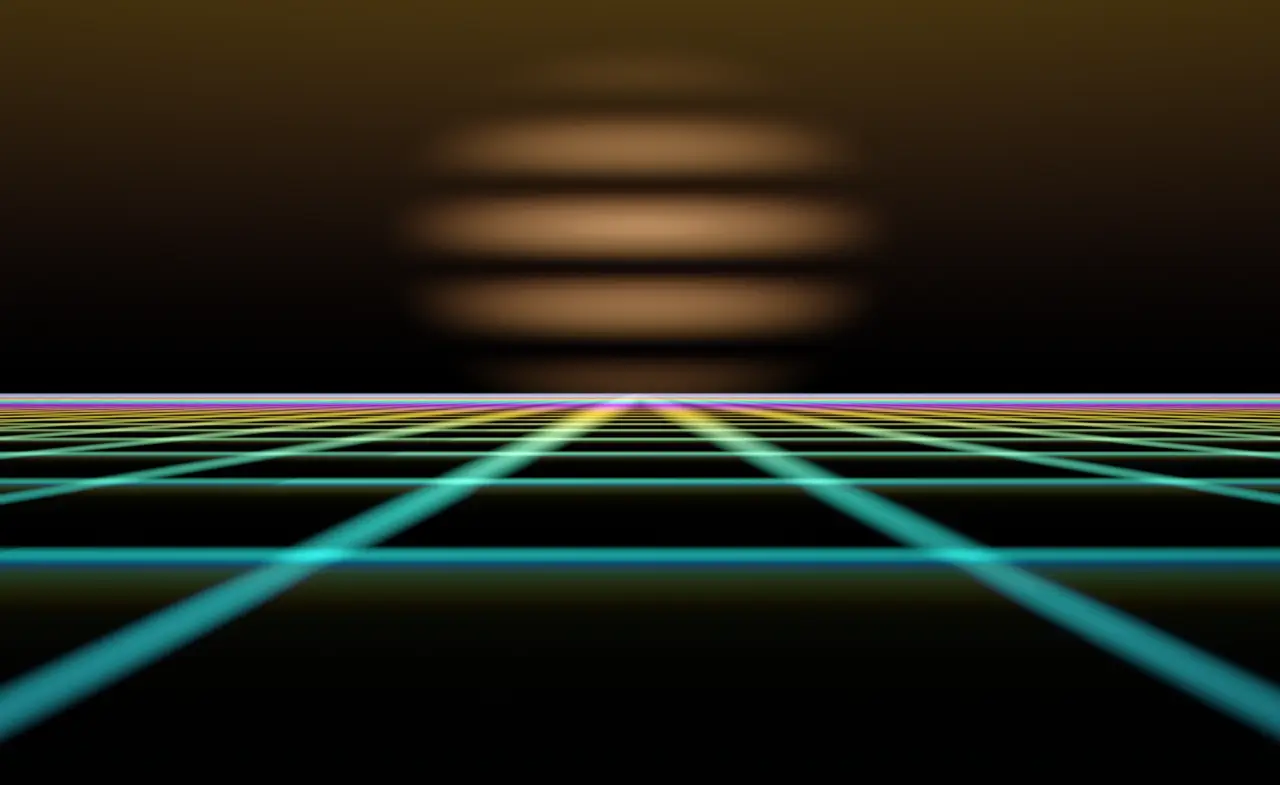 Luxaudica's Grid scene
